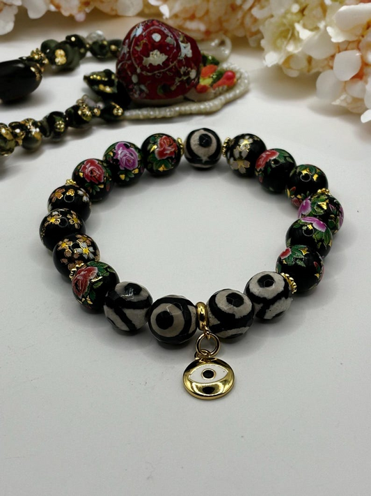 Fashionable Evil Eye Handmade Bracelet! Symbolizes Protection!