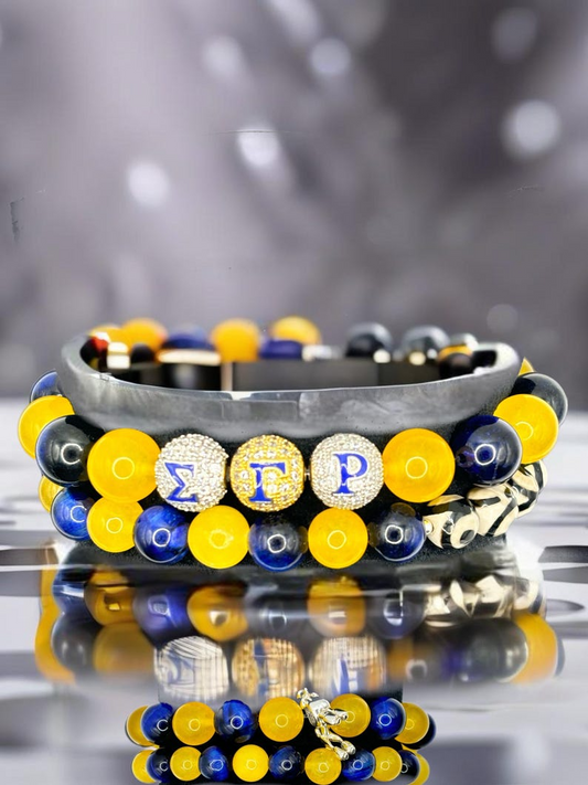 Stylish Sigma Gamma Rho Beaded Bracelet Set! Poodles Where You At?