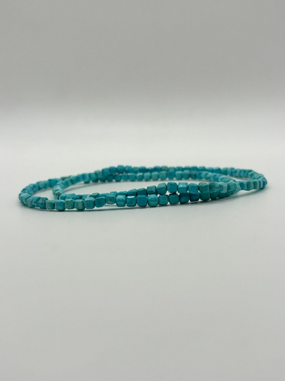 Gorgeous AAA turquoise gemstone anklet! Great for balance, wisdom and serenity! Sold individually